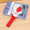 Pulsera para Niños con Luces, Pulsera de Rehilete de Reno Navideño y Papá Noel, Pulsera Decorativa Navideña que se Ilumina