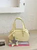 Moda Primaveral Transfronteriza 2026 Versátil Retro Boston Almohada Bolso Bandolera Bolso de Mano Elegante Bolso Estilo Coreano