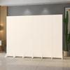 Tela Branca Pura Dobrável Sala de Estar Móvel Moderno Escritório Entrada de Hotel Divisória Fotografia Estilo Creme Tela Dobrável