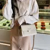 Bolsa Pequeña para Mujer 2025 Otoño Nuevo Estilo Coreano Bolsa Cuadrada Pequeña Correa Ancha para el Hombro Moda Versátil Bolso de Hombro Único Cruzado Tendencia Venta al por Mayor