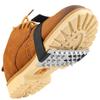 Em Estoque Crampons Simples para Exterior de 26 Dentes para Montanhismo, Coberturas de Sapato Antiderrapantes para Neve com Velcro, Crampons Antiderrapantes de Gelo de Aço Inoxidável