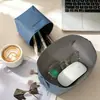 Caja de Almacenamiento con Portalápices de Cuero, Decoración de Escritorio Retro, Portalápices de Lujo Ligero, Soporte para Control Remoto de Regalo, Tubo de Almacenamiento para Pinceles de Maquillaje de Escritorio