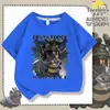 2026 Nuevo Modelo Infantil Divertido Delta Force Dragón Insecto Abstracto Algodón Puro Camiseta Casual Original de Manga Corta para Niños