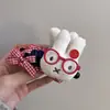 Clip de plátano de conejo lindo y dulce Pasador de gafas de mezclilla Pasador para el pelo mostrando volumen en la parte posterior de la cabeza Pasador Accesorios para el pelo de niña