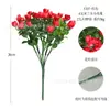 Cientos de Combinaciones de Ramos de Plantas Verdes Simuladas para Embellecimiento de Jardines Exteriores, Decoración de Flores Artificiales de Eucalipto, Flores Artificiales Transfronterizas para Comercio Exterior