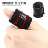 Cinta de Fijación para Dedos con Esponja Baloncesto Deportes Banda Elástica Suave para Protección de Dedos Correa de Fijación Autoadhesiva Ajustable con Velcro