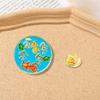 Zodíaco original nova chegada moda nacional desenho animado broche de torneira cavalo espinhoso pino dragão chinês acessórios para terno masculino emblema