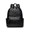 Mochila para Homens, Bolsa de Computador Executiva, Grande Capacidade, Bolsa Casual Moderna para Viagem, Mochila Feminina de Couro Macio, Mochila Escolar para Estudantes Universitários