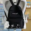 Mochila Nueva y Elegante para Niñas, Versátil para Estudiantes de Primaria y Secundaria, Diseño de Dibujos Animados, Sencilla y Casual, Bolso Versátil de Doble Hombro