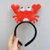 Diadema Linda de Dibujos Animados, Diadema Divertida de Tiburón Carpa, Súper Linda Cara de Tiburón para Lavarse la Cara y Tomar Fotos, Accesorios para el Cabello de Rendimiento para Adultos y Niños