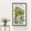 Suministro transfronterizo bordado de hilo nuevo estilo europeo villa jardín Castillo paisaje punto de cruz bordado completo pintura decorativa grande para sala de estar