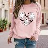Moda Otoño e Invierno de Halloween Manga Larga Cuello Redondo