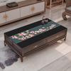 Estilo chinês PU toalha de mesa de couro mesa de centro pano acolchoado casa impermeável à prova de óleo antiderrapante anti-escaldante estilo chinês mesa de centro pano acolchoado