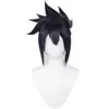 Disfraz Cosplay de Naruto Uchiha Sasuke Disfraz Cosplay de Segunda Generación Conjunto de Manga Corta Conjunto Mismo Estilo de Naruto