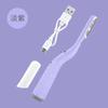 En Stock cuchillo para dar forma a las cejas con luz nuevo y moderno herramienta recargable para dar forma a las cejas pieza de cuchillo rascador de cejas de acero inoxidable