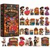 Calendario de Cuenta Regresiva Transfronterizo 24 Días de Día de Muertos Carnaval Cuenta Regresiva Mayoreo