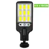 Novo Poste de Luz Solar Integrado, Luz Externa, Luz Recarregável de Alto Potencial Controlada Remotamente Ultra-Brilhante para Jardim, Luz Forte