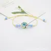 Pulseira de Flores Naturais Secas Narciso Árvore Pequena Tecida à Mão Venda Quente Transfronteiriça Presente para Melhor Amiga Feminina Cenário Pastoral Ponto