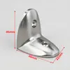 Accesorios para Mamparas de Baño Público Escuadra de Esquina Conector de Inodoro Ángulo de 90 Grados Acero Inoxidable Negro Plástico de Nylon Escuadra de Esquina