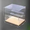 Caixa de Exibição Bubble Mart Prateleira de Caixas Surpresa Armazenamento Boneca Feita à Mão Modelo Lego Armário Acrílico Transparente à Prova de Poeira