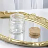 Uma Variedade de Copos de Vidro Transparentes Criativos para Velas de Aromaterapia Sem Fogo, Copo de Vidro para Velas de Aromaterapia DIY, Castiçal