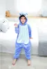 Pijama Siamese de Desenho Animado Outono e Inverno Infantil Banheiro Plush Flanela Pijama de Performance Lazer Casa Atacado