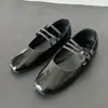 2026 Primavera/Otoño Nuevos Mocasines Versátiles de Tres Correas con Suela Suave Calzado de Moda para Mujer Tallas Grandes Comercio Exterior Venta al por Mayor Transfronteriza