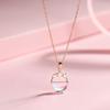 Collar Nicho de Lujo Ligero Oro Rosa Plata Uno Wang Qingquan Esmalte de Colores Mágicos Elegante Creativo Cadena para Clavícula 2022 Nuevo