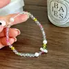 Pulsera Fresca Dopamina de Cristal Swarovski, Joyería Fresca y Dulce, Lujo Ligero, Sensación de Alta Gama, Pulsera Exquisita y Versátil