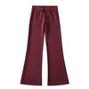 Pantalones Deportivos de Cuerno Recto para Mujer Otoño 2024 Pantalones Alargados Pantalones Casuales Cintura Baja Pantalones Adelgazantes
