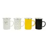 Taza Alta Personalizada con Borde Metálico Engrosado Taza de Esmalte para Exportación, Regalo Creativo para Oficina y Acampada al Aire Libre Taza de Café