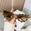 Óculos de Sol Estilo Novo Transfronteiriços, Óculos de Sol Retrô Europeus e Americanos Tendência Personalizados, Strass Grandes, Metal, Sensação de Alto Padrão, Proteção UV Feminina
