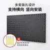 Suporte de Painel de Pendurar com Furo Quadrado Enganchado, Painel de Ganchos, Armazenamento Pegboard, Suporte de Armário de Parede, Acessórios para Suporte de Armazenamento de Bancada