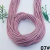 Cuerda de Punto de Salto Bicolor de 5 mm con Núcleo Enrollado Bolso Cruzado con Cuerda Colgante Cuerda Tejida a Mano Cuerda para Ropa Cintura Cuerda para Sombrero Cordón