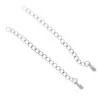 Fornecimento direto corrente de cauda de aço inoxidável gota d'água 3-15cm corrente de extensão de aço inoxidável acessórios de joias diy atacado