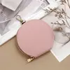 Estilo Japonés y Coreano Estilo Fresco Cuero PU para Mujer Monedero Redondo con Cremallera Estilo INS Portátil Redondo Mini Bolso Colgante Estuche para Tarjetas Estuche para Llaves