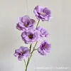 Flores Artificiales para Boda Colección Morada Serie Salón de Bodas Jardín Monet Arco Exterior Muro de Flores Estudio Fotográfico Floral Paisajismo