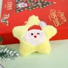 Colgante de muñeco de peluche navideño, llavero lindo de muñeco de nieve y reno, decoración de bolso, accesorios de regalo para puestos navideños