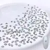 Arte de Unha Hot da Internet Mini tamanho pequeno Fundo Plano Broca em Forma de Zircônia Micro Zircônio Branco Super Brilhante Decoração de Unha