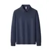 Sudadera de aire-capa de color liso de 300 g con cuello, adecuada para uniformes de personal en teterías, salones de uñas y restaurantes, con bordado y estampado