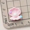Concha de pérola ~ capa de celular fofa de desenho animado com cola creme acessórios de resina pingente de corrente para celular joias diy feitas à mão