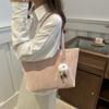 Bolso de gran capacidad para mujer, nuevo 2024, hermoso bolso de hombro de estilo occidental, moderno e informal, bolso de mano para el trabajo.