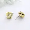 Pendientes de Temperamento de Moda Retro Ins Simples Transfronterizos Europeos y Americanos Personalidad Nicho Diseño Único Forma Irregular Pendientes para Mujer