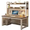 Mesa de computador, mesa para home office, mesa de quarto, mesa de estudante, mesa com estante, mesa integrada com painel perfurado, mesa simples com armazenamento para estudar