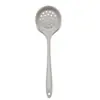 Colador de Silicona Olla Antiadherente Cuchara para Sopa Colador Utensilios de Cocina Resistente a Altas Temperaturas Cuchara Coladora Doméstica Cuchara Coladora para Fondue Cuchara Coladora de Mango Largo