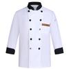 Ropa de trabajo de chef para hombre de manga larga otoño e invierno traje para hombre y mujer restaurante hotel restaurante trastienda fábrica directa entrega rápida
