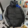 Diseño Único Holgado Pareja Cálido Polar Engrosado Holgado Estilo Universitario Otoño e Invierno Unisex Chaqueta de Algodón Moderna