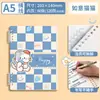Lote Misto [Fichário de Folhas Soltas] Mengjin] Refil de Reposição para Fichário de Folhas Soltas, Fosco B5, Padrão Diagonal A5