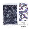 Paquete grande imitación austriaca taladro termofusible AB Adhesivo termofusible color taladro inferior diy redondo fondo plano pedrería venta al por mayor ropa taladro de palo