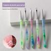 Kit de ferramentas de pincel para nail art haste gradiente caneta de pintura de cor para fototerapia linha de puxar leque pó para espalhar vinheta gradiente pincel de unha